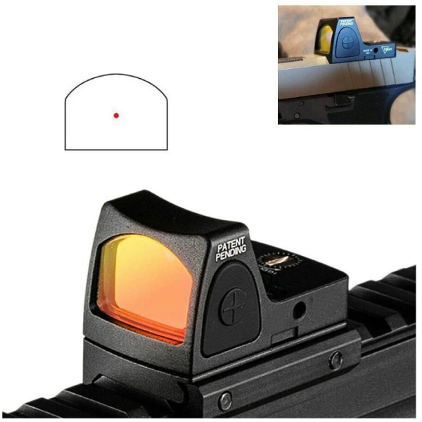 Keior Tactical Rmr Red Dot Sight Mm Mount Pistol Handgun Shunting Red