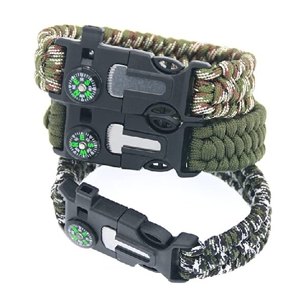 3 Bears Outdoor Survival Paracord Bracelet - Tactical Trading