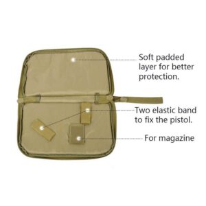 600D Handgun Tactical Pistol Carry Bag - Image 3