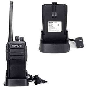 Retevis RT21 Rechargeable 2 Way Radio UHF FRS 16 CH VOX Scrambler Long Range Emergency Security Walkie Talkies with Secret Service Earpiece (Pack 02) - Image 3