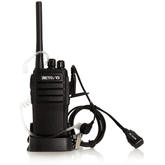 Retevis RT21 Rechargeable 2 Way Radio UHF FRS 16 CH VOX Scrambler Long