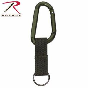 Rothco Jumbo 80MM Carabiner With Web Strap Key Ring - Image 3