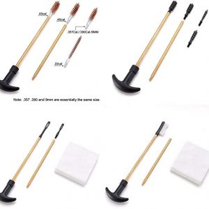 BOOSTEADY Universal Cleaning Kit for Pistol Gun, 45 Gauge, Brush and Jag - Image 3