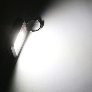 Walmeck Mini Keychain Flashlight COB LED Key Ring Flash Light Small Lamp Torch Outdoor Portable Pocket Emergency Light - Image 4