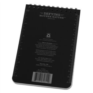 Rite in the Rain 746 All-Weather Universal Spiral Notebook, Black, 4" x 6" - Image 2