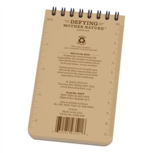 Rite in the Rain 935T All-Weather Universal Spiral Notebook, Tan, 3" x 5 - Image 2