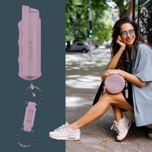 SABRE RED Pepper Spray Keychain with Quick Release Key Ring - Image 10