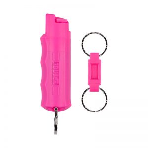 SABRE RED Pepper Spray Keychain with Quick Release Key Ring - Image 8