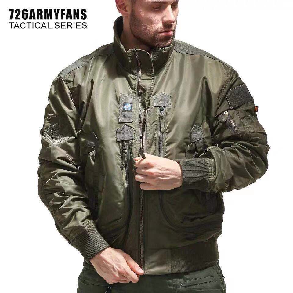 726 GEAR Army Fan Chunqiu New Air Force Bomber Single Jacket - Image 5