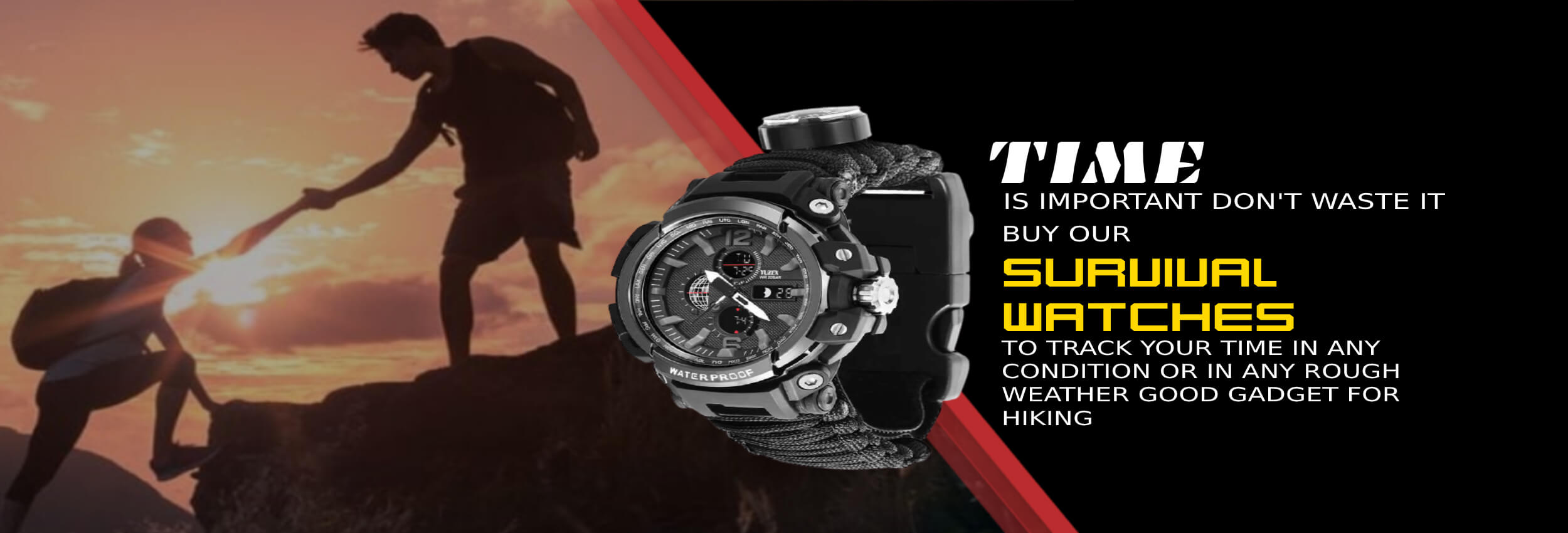 Survival Watches banner Tactical Trading Pakistan