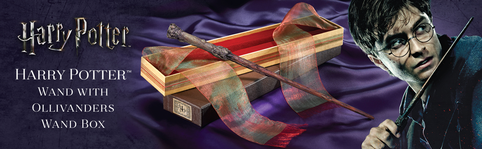 The Noble Collection Harry Potter Wand with Ollivanders Wand Box