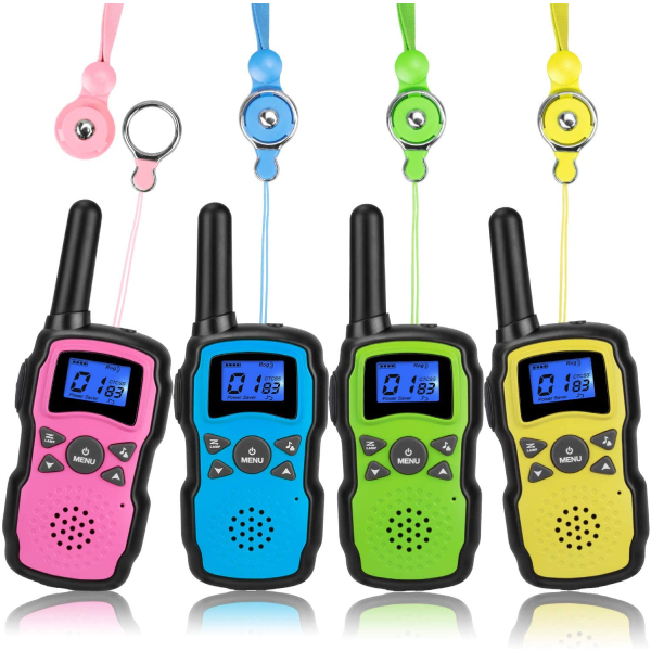 Wishouse Walkie Talkies for Kids Pack, Family Walky Talky Adults  Children's Radio Long Range, Outdoor Camping Fun Toys Birthday Present Xmas  Gifts for 10-Year-Old Girls Boys (No Battery) Tactical  Trading