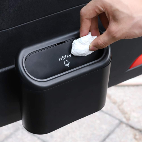 Accmor Mini Vehicle Trash Bin Car Dustbin Garbage Organizer