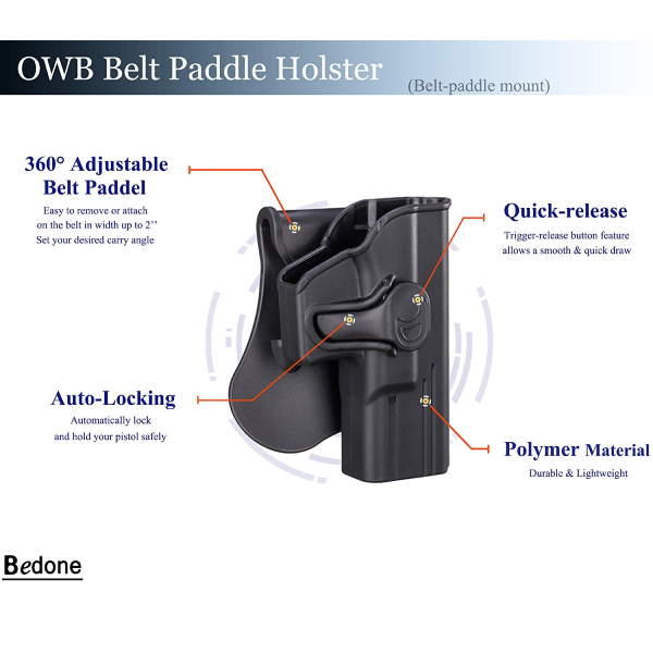 Outside Waistband Polymer Holsters_
