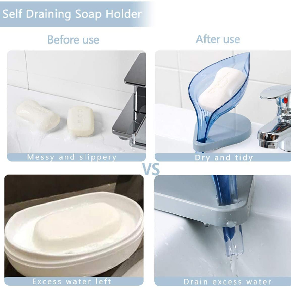 Bar Soap Holder Leaf Shape