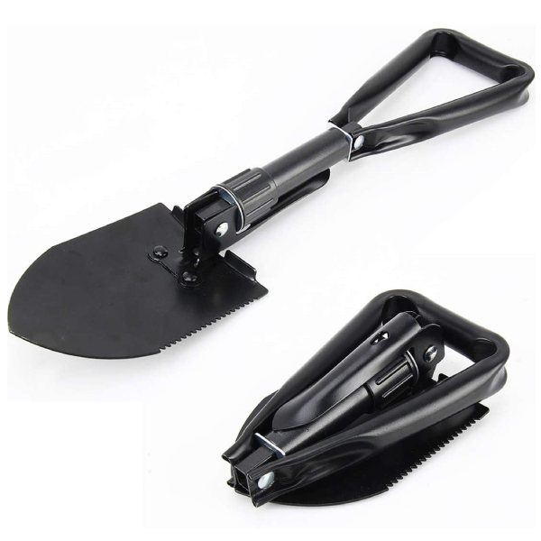 Foldable Shovel - Outdoor Tools Car Multi-Function Emergency Vehicle Metal Steel Ice Snow Mud Sand Shovel Folding Shovel Car High-Strength Snow Shovel Ice Scraper