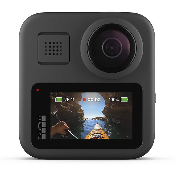 GoPro MAX — Waterproof 360 + Traditional Camera with Touch Screen Spherical 5.6K30 HD Video 16.6MP 360 Photos 1080p Live Streaming Stabilization