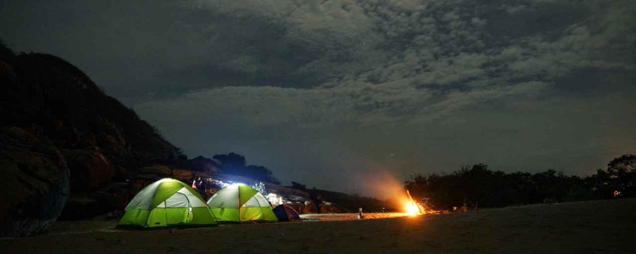 n camps depicting a beautiful landscape