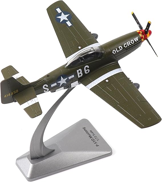 P-51D Mustang 1:72 Diecast Model – WWII Fighter Aircraft Replica